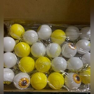 Barydat Sunflower Decor set of 24 small ornament balls weddings parties